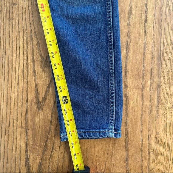 Re/Done Originals Mid Rise Straight Leg Jeans Medium Wash Size 27 Made in USA - Picture 4 of 13
